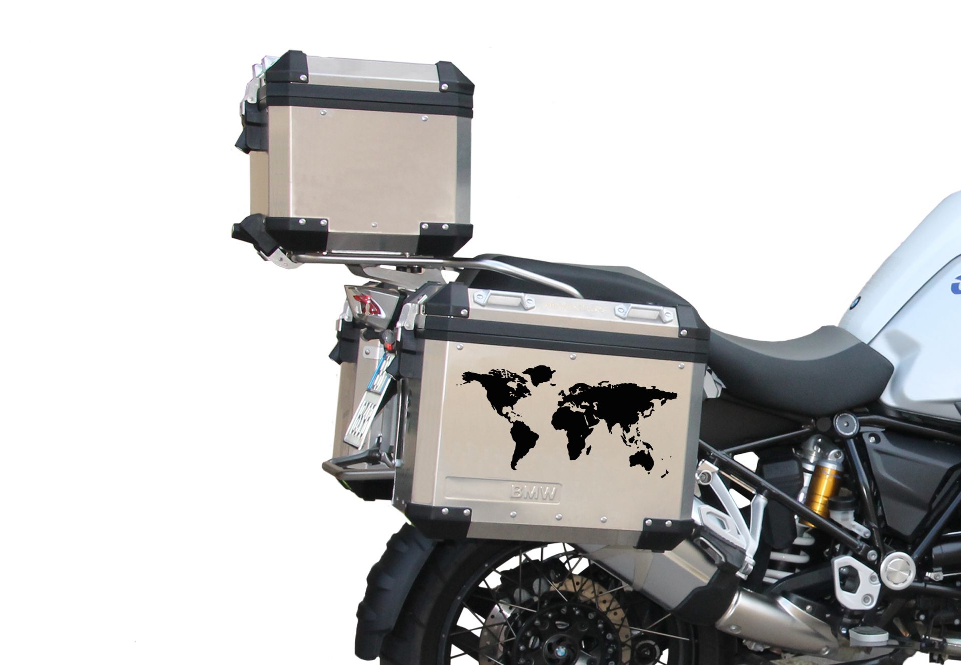 ADHESIVO WORLD black 33 cm.