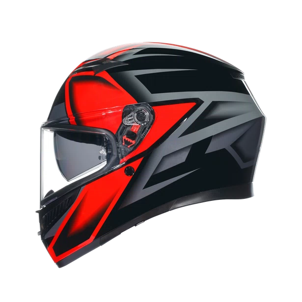 CASCO AGV K-3 E2206 COMPOUND black/red