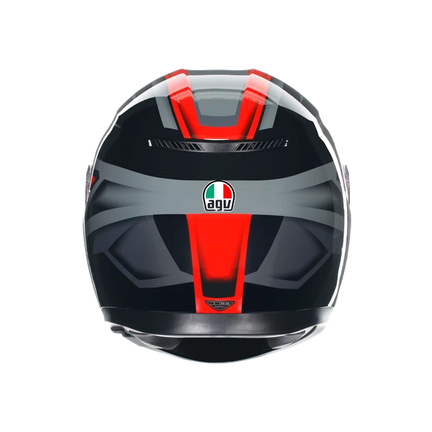 CASCO AGV K-3 E2206 COMPOUND black/red