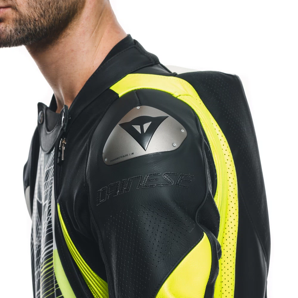TRAJE MONO DAINESE AUDAX D-ZIP 1PC. perf. yellow