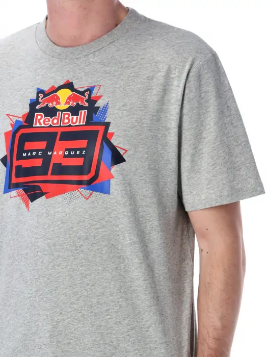CAMISETA MARQUEZ REDBULL front logo grey
