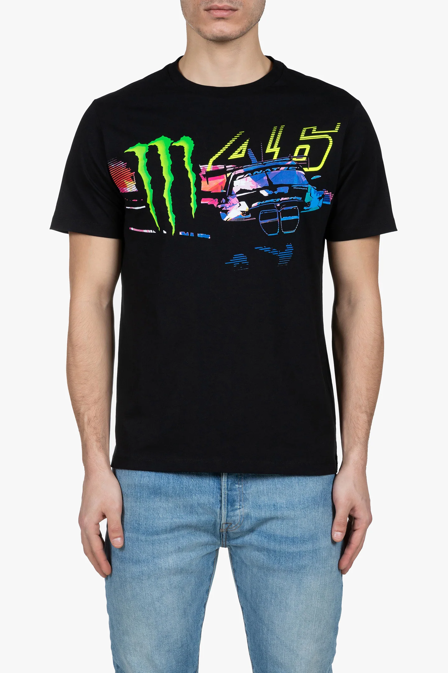 Camiseta VR46 Monster dual Line 24 black