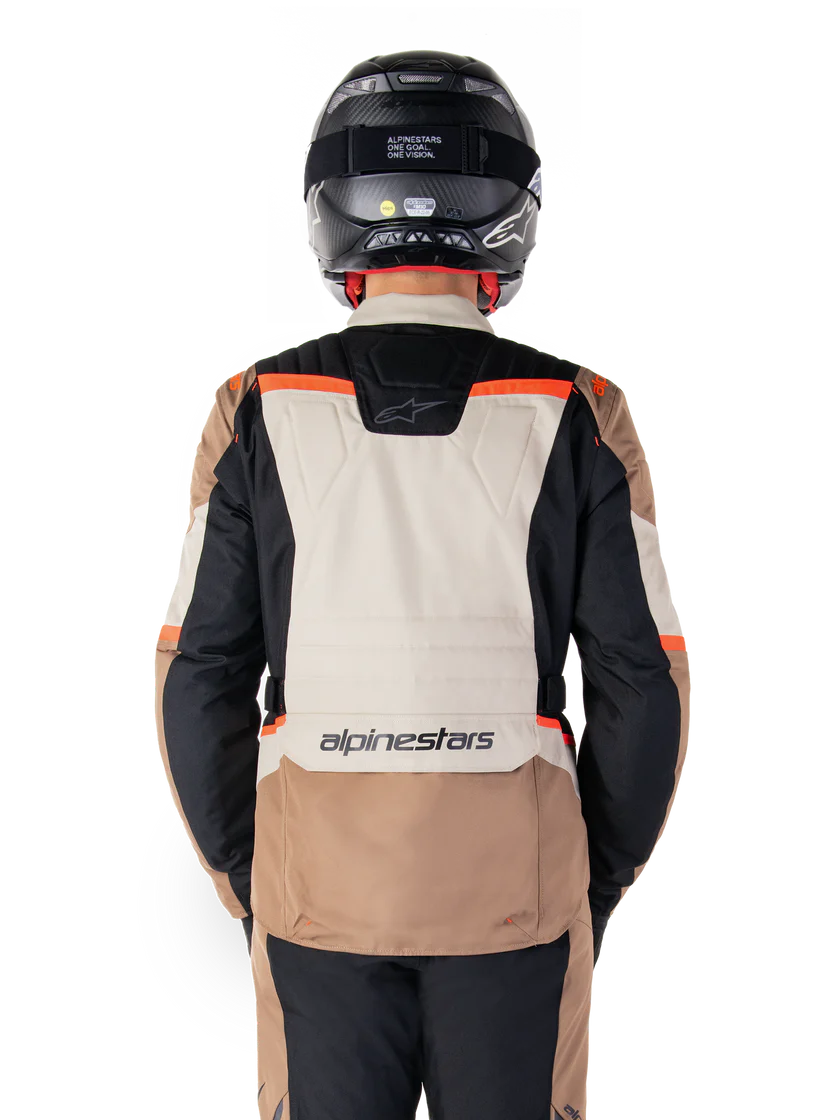 Chaqueta ALPINESTARS ST-1 WP dark khaki sand/black/red Fluo