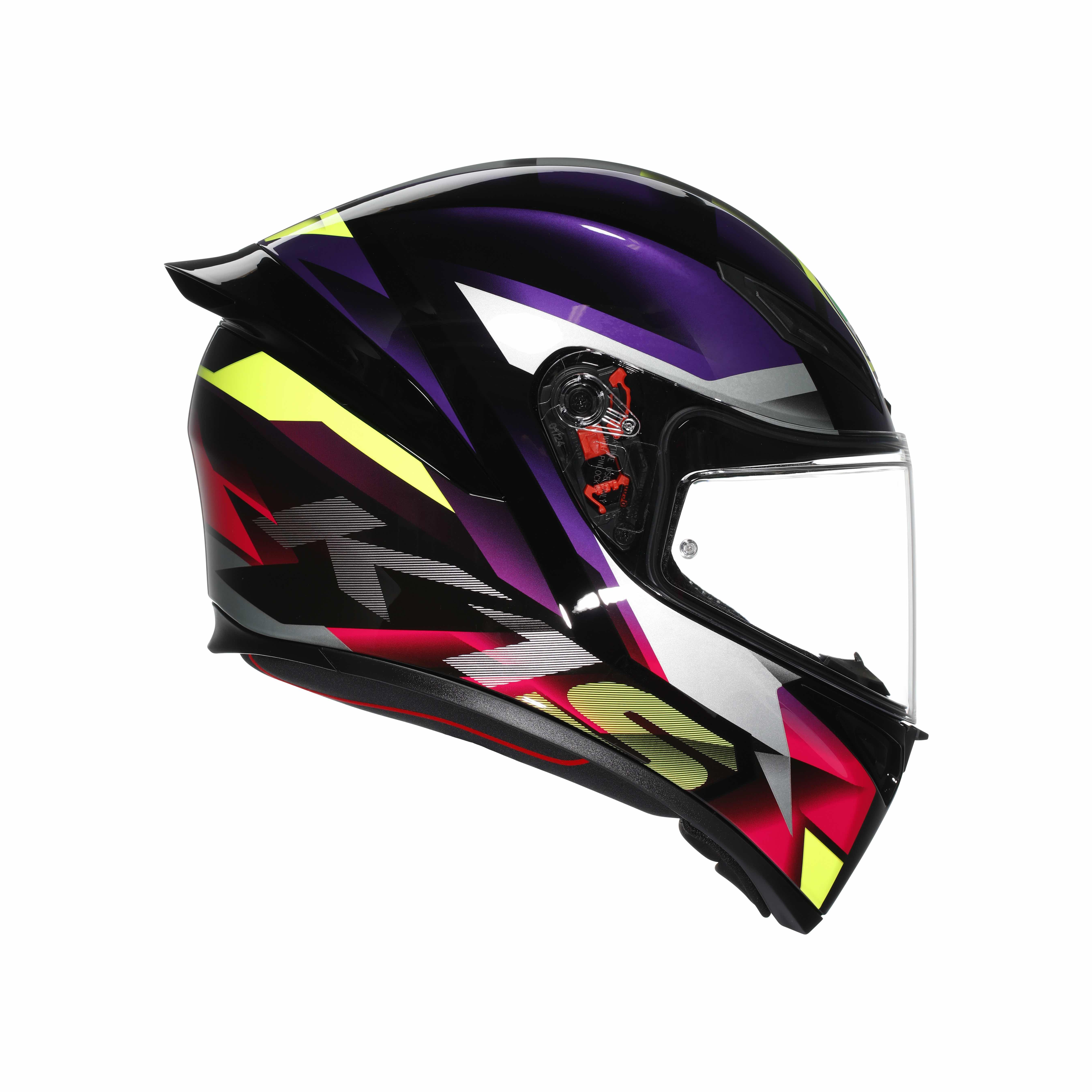 CASCO AGV K-1 S E2206 Fastlap black/purple/pink