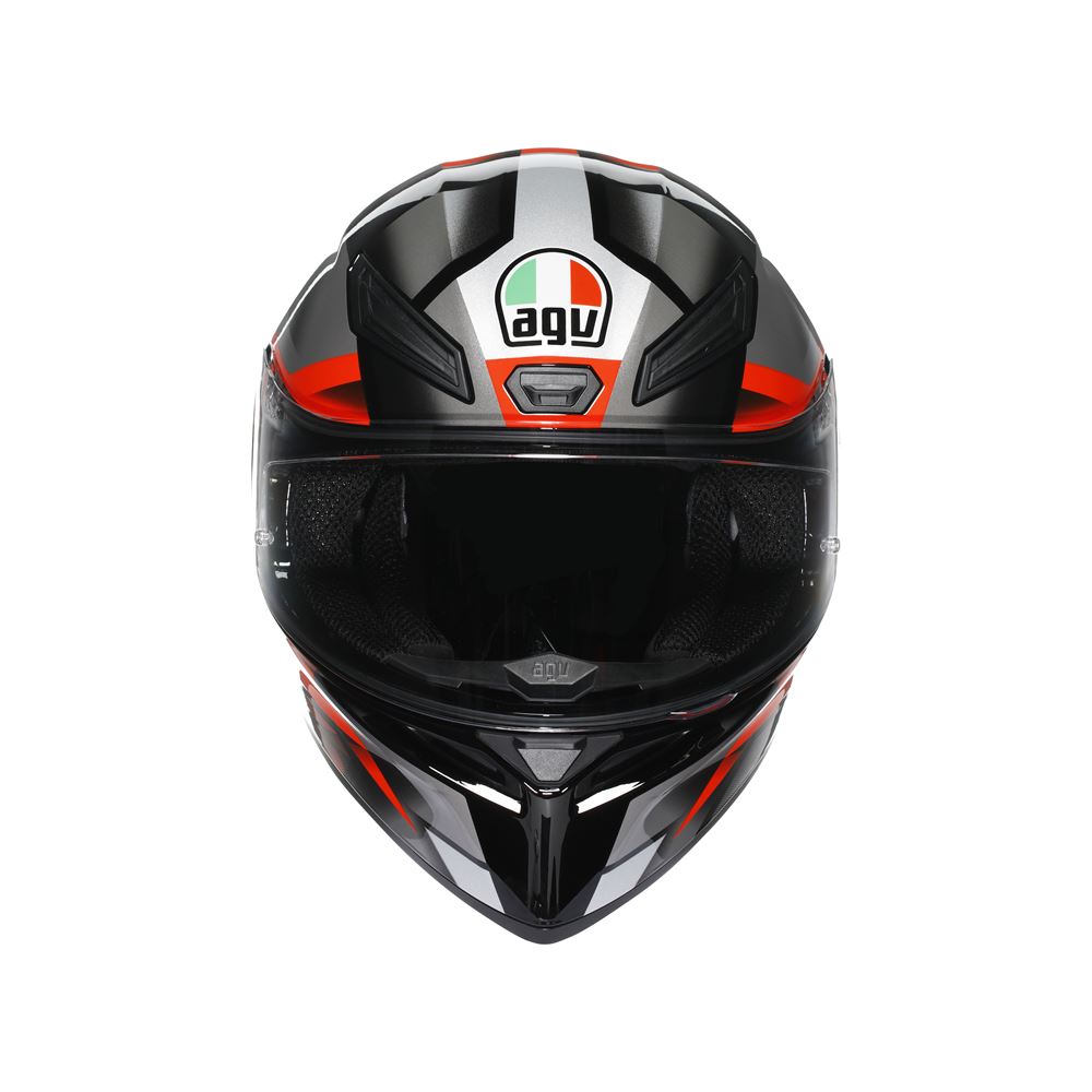 CASCO AGV K-1 S E2206 Fastlap black/grey/red