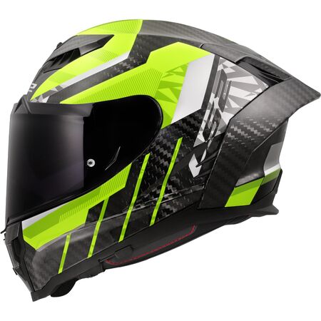 CASCO LS2 FF807 DRAGON TRAX H-VIS yellow