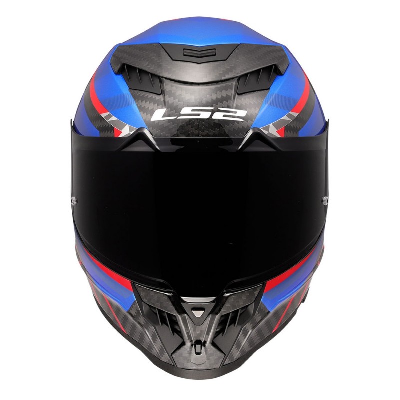 CASCO LS2 FF807 DRAGON TRAX blue/red
