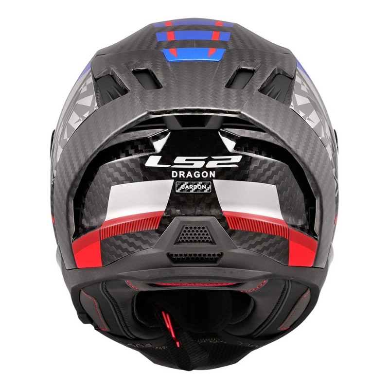 CASCO LS2 FF807 DRAGON TRAX blue/red