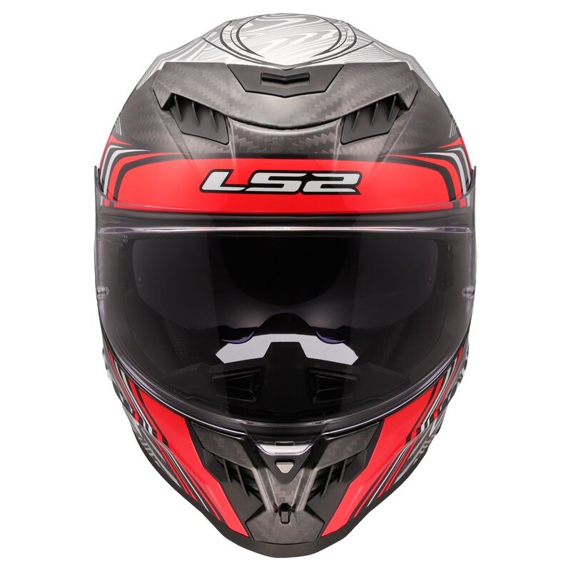CASCO LS2 FF807 DRAGON ENTHUM red