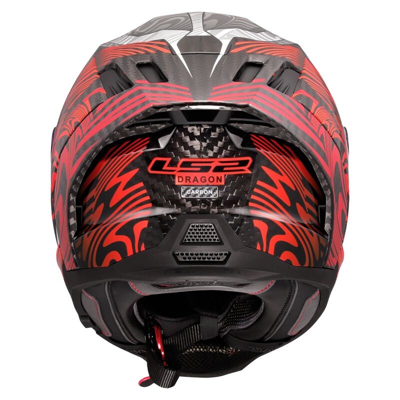 CASCO LS2 FF807 DRAGON ENTHUM red