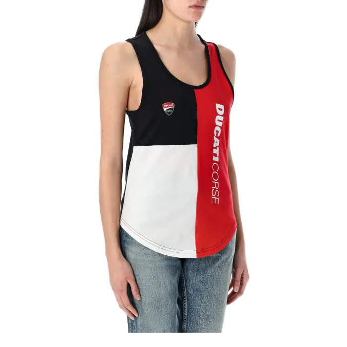 Camiseta tirantes DUCATI CORSE color block lady
