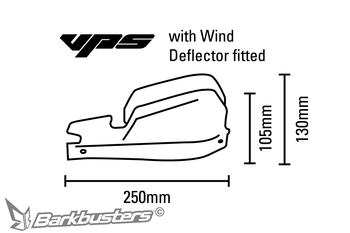 Cubre manos BARKBUSTERS VPS MX black/black