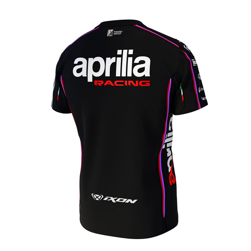 CAMISETA APRILIA REPLICA'25 black/neon red