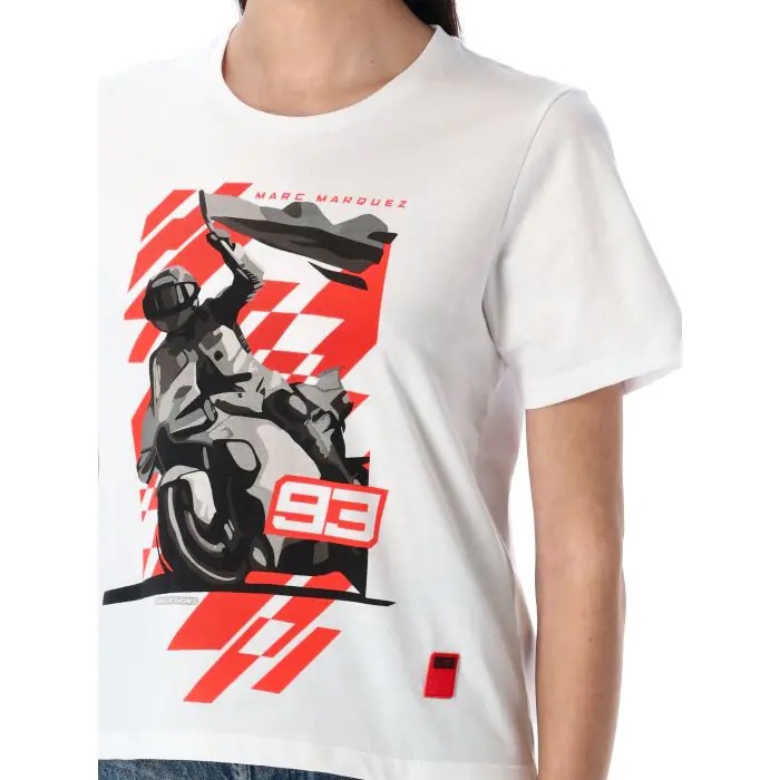 Camiseta MARQUEZ GRAPHIC bike&amp;flag lady
