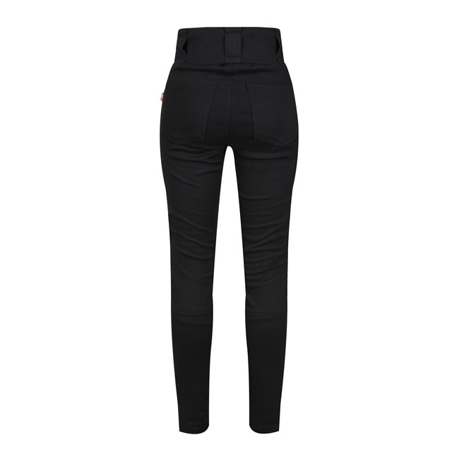 Leggings MOTOGIRL Ribbed black lady