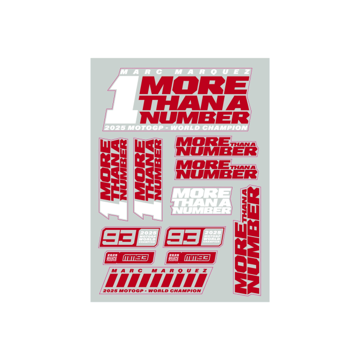 STICKER MARQUEZ World Champ 2025