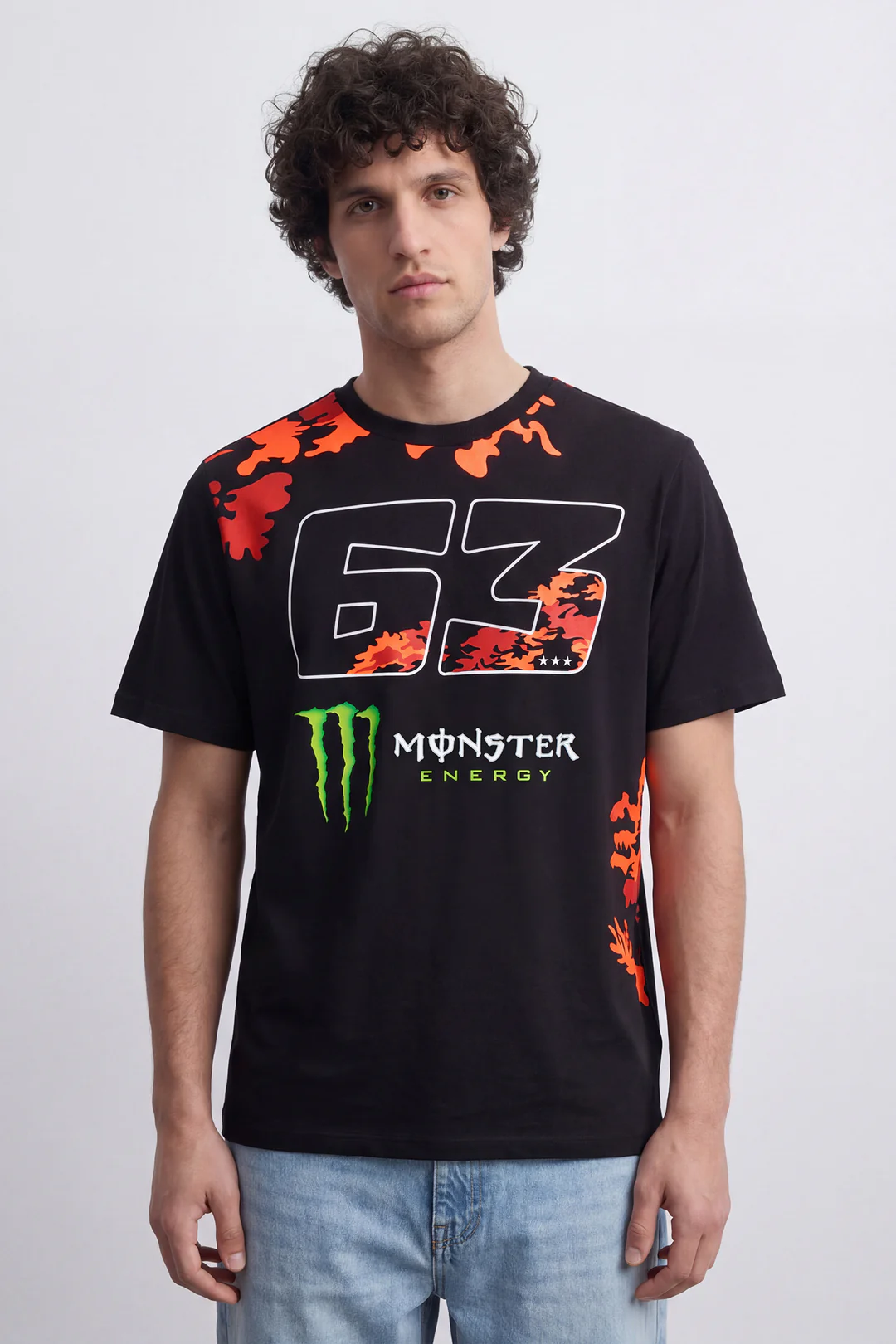 Camiseta Bagnaia Monster Energy 63