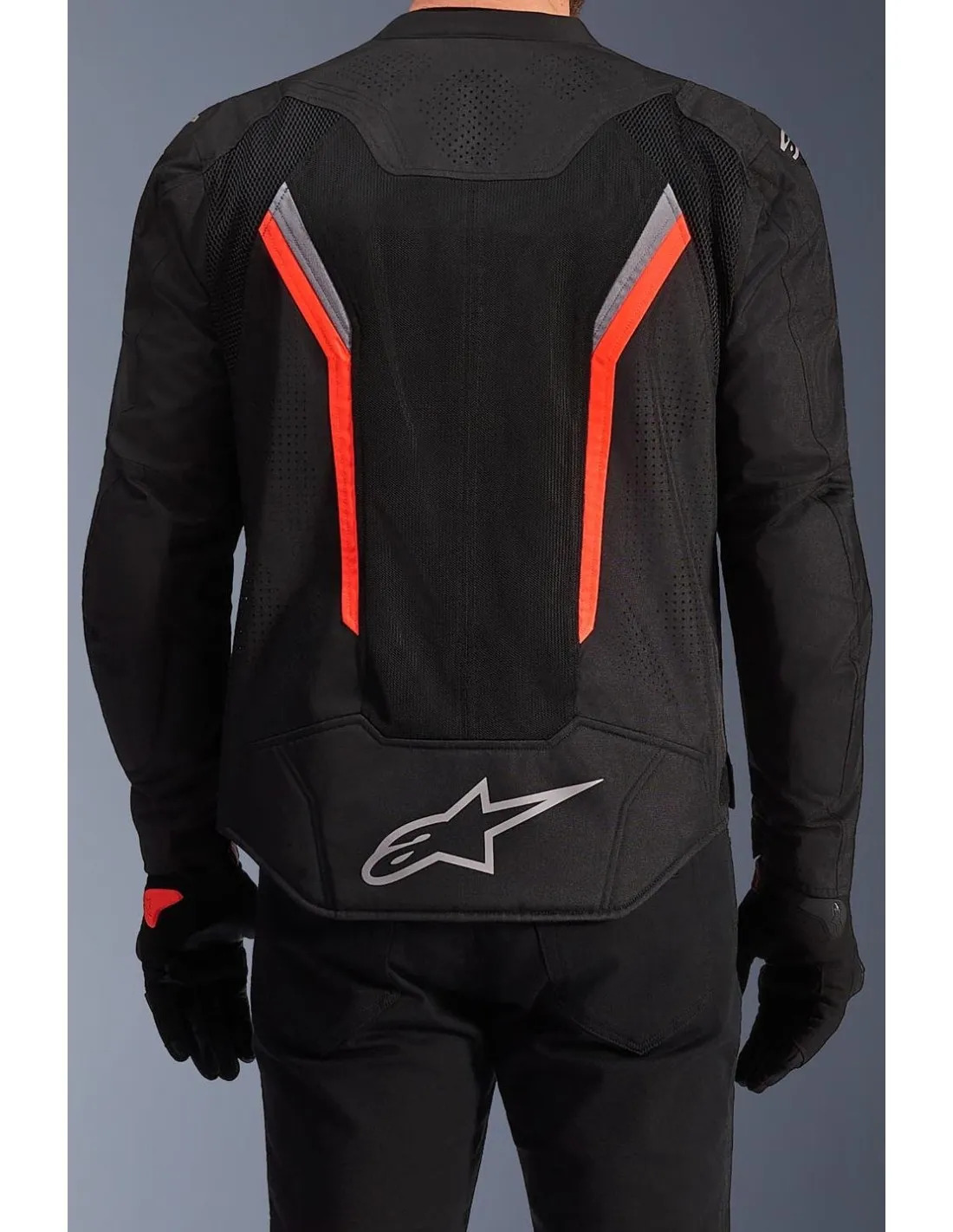 CHAQUETA ALPINESTARS AST AIR v3 bk/gy/red