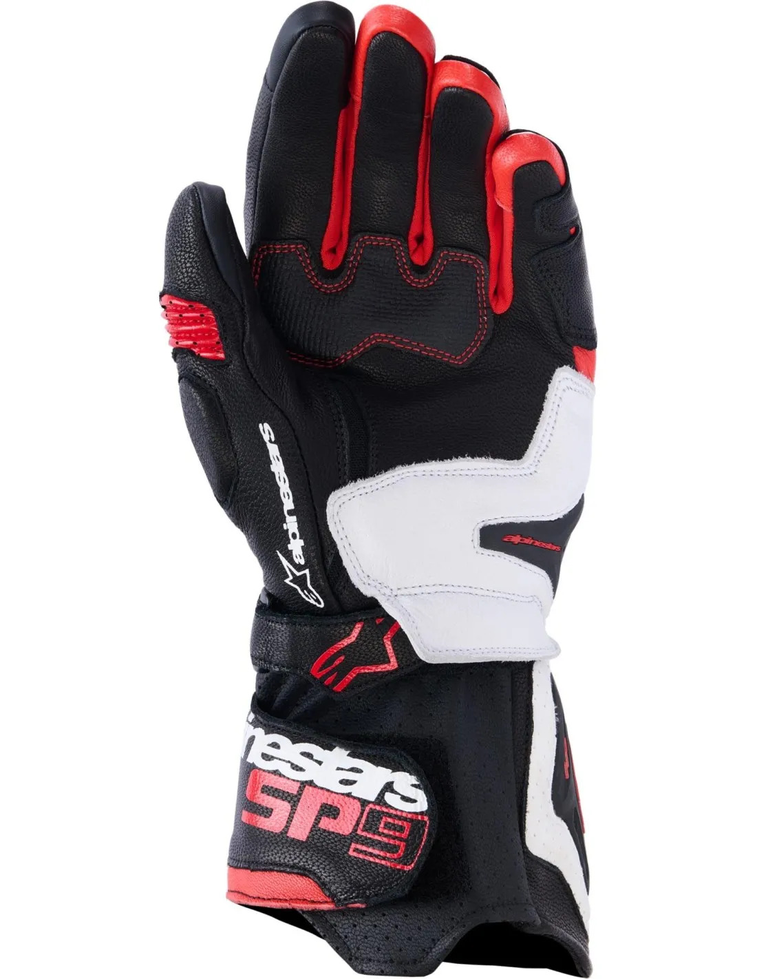 Guantes ALPINESTARS SP-9 bk/wh/red