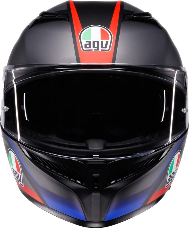 CASCO AGV K-3 E2206 STRIGA matt bk/bl/red