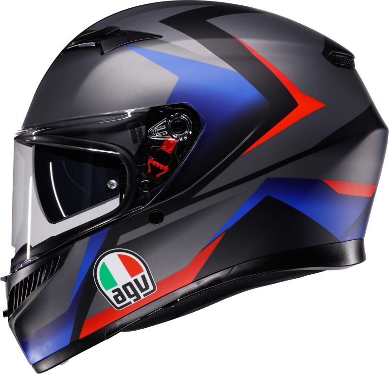 CASCO AGV K-3 E2206 STRIGA matt bk/bl/red