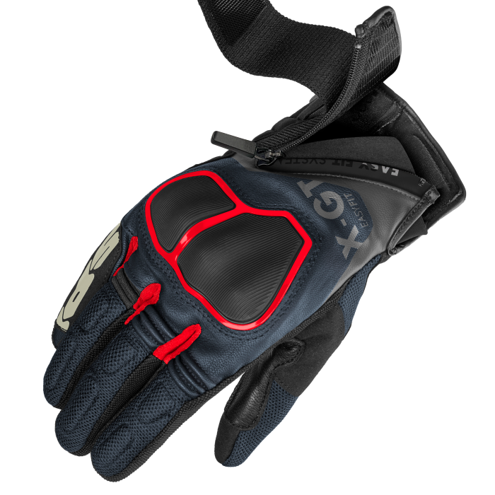 Guantes SPIDI X-GT bk/bl/red