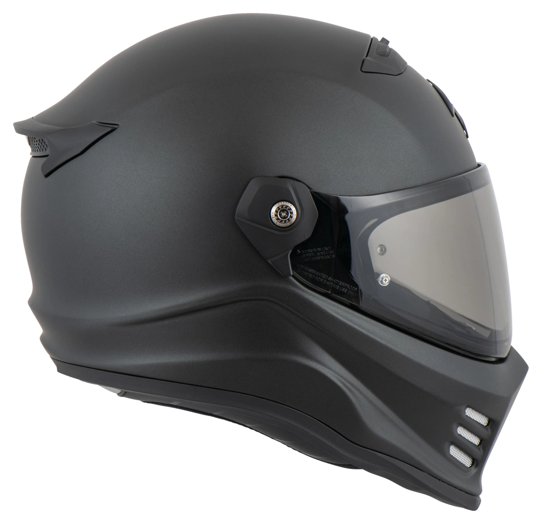 CASCO SCORPION COVERT FX pearl black matt