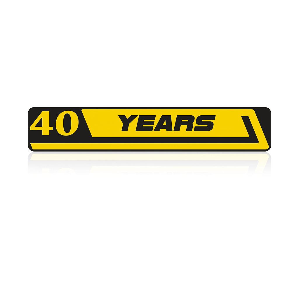 KIT PEGATINAS LLANTAS BMW 40 YEARS yellow