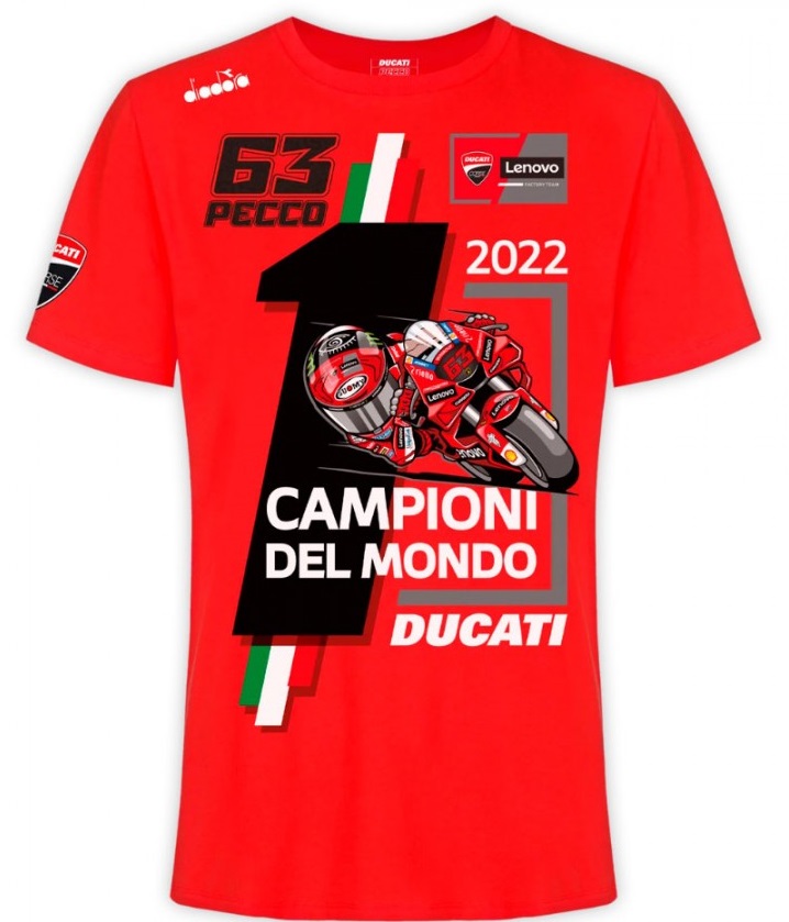 Camiseta DUCATI PECCO BAGNAIA red