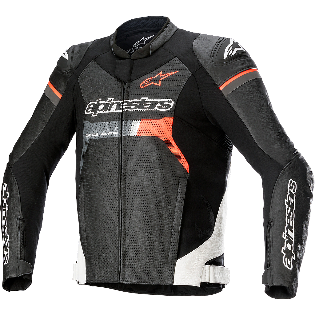 CHAQUETA ALPINESTARS GP FORCE AIRFLOW perf. black/white/red