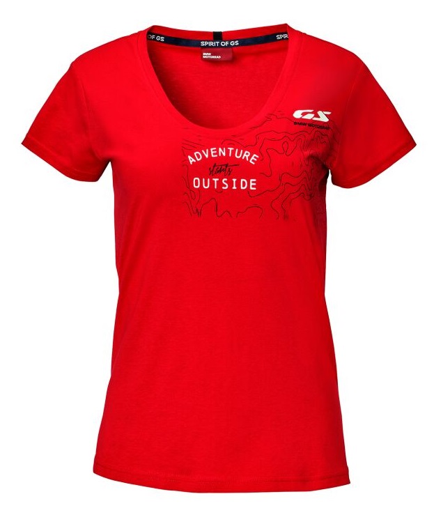 Camiseta BMW GS lady red