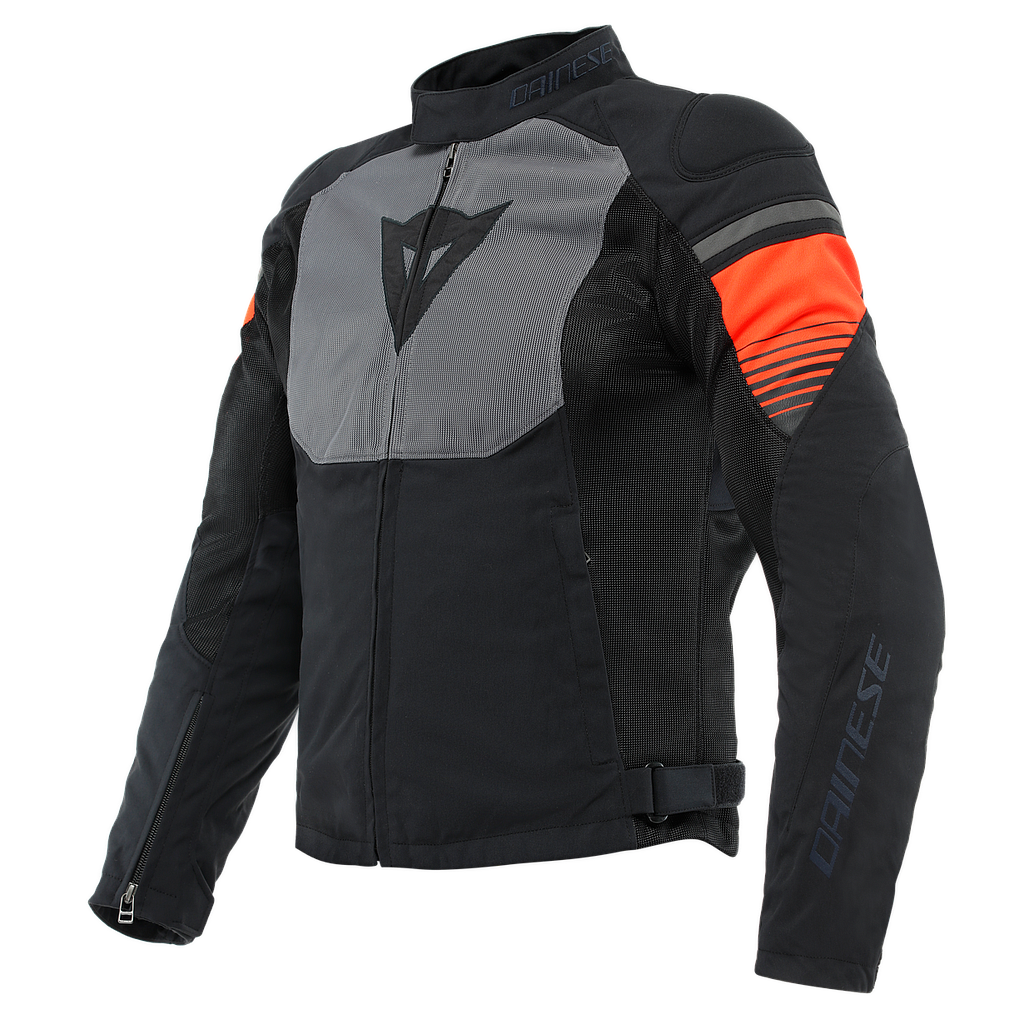 CHAQUETA DAINESE AIR FAST Black/Gray/flúo red
