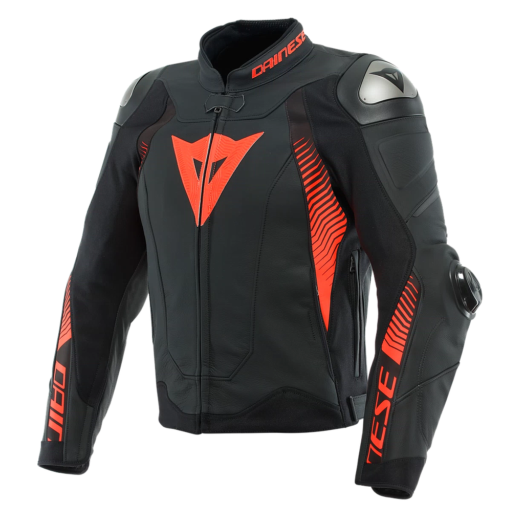 Chaqueta DAINESE SUPER SPEED 4 bk matt/fluo-red