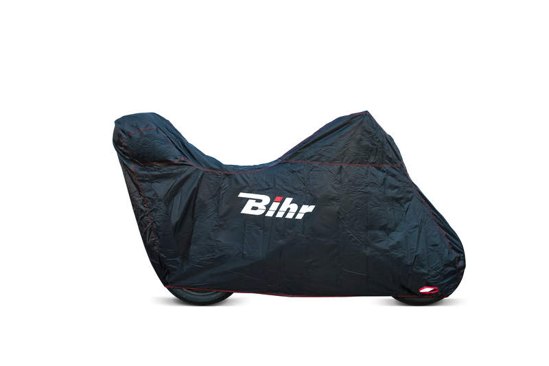 Funda moto ext. BIHR H2O+TOP XL 277x103x141 cm.