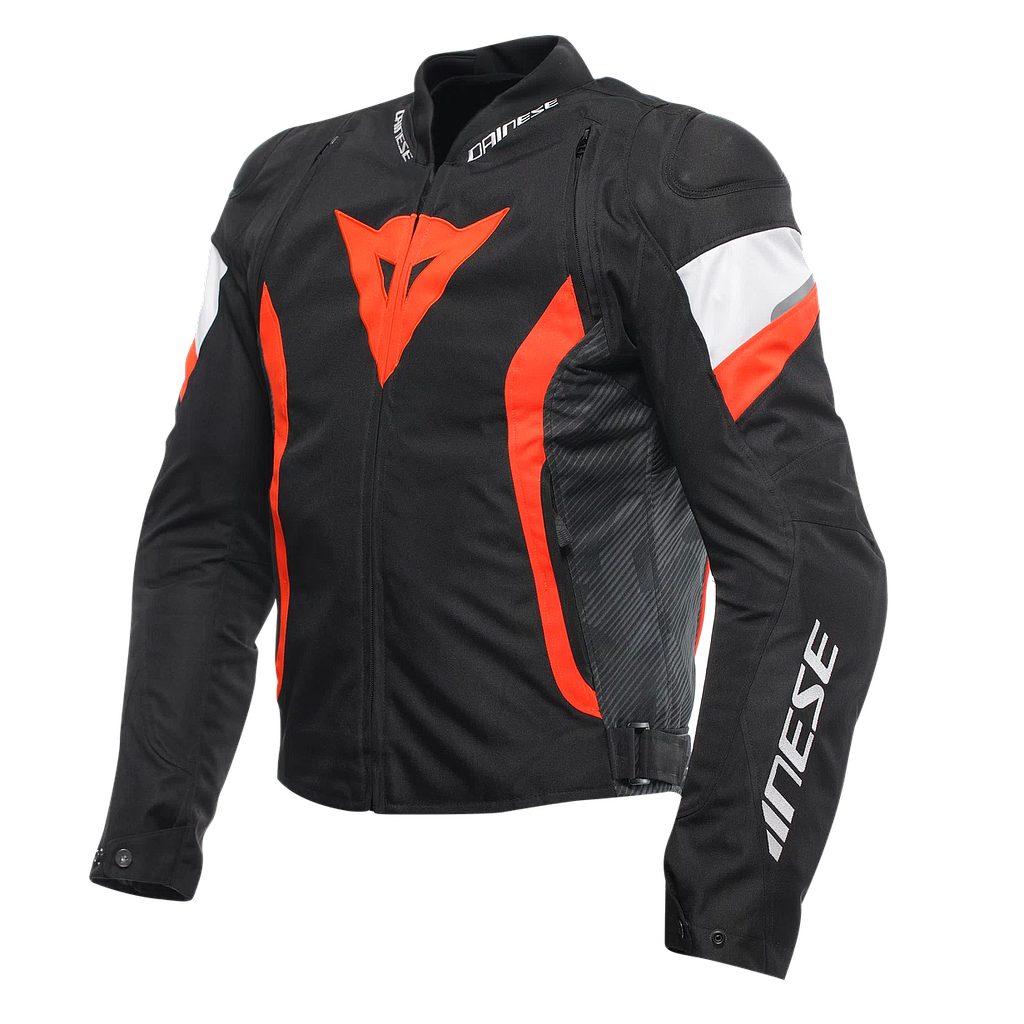 Chaqueta DAINESE AVRO 5 tex bk/red fluo/wh