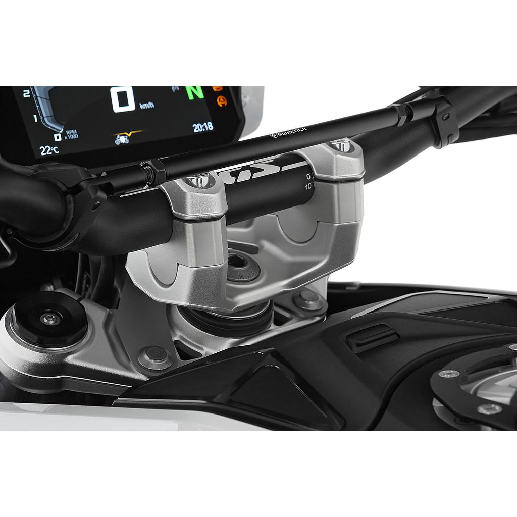 Elevador manillar ERGO WUNDELICH R1300GS plata