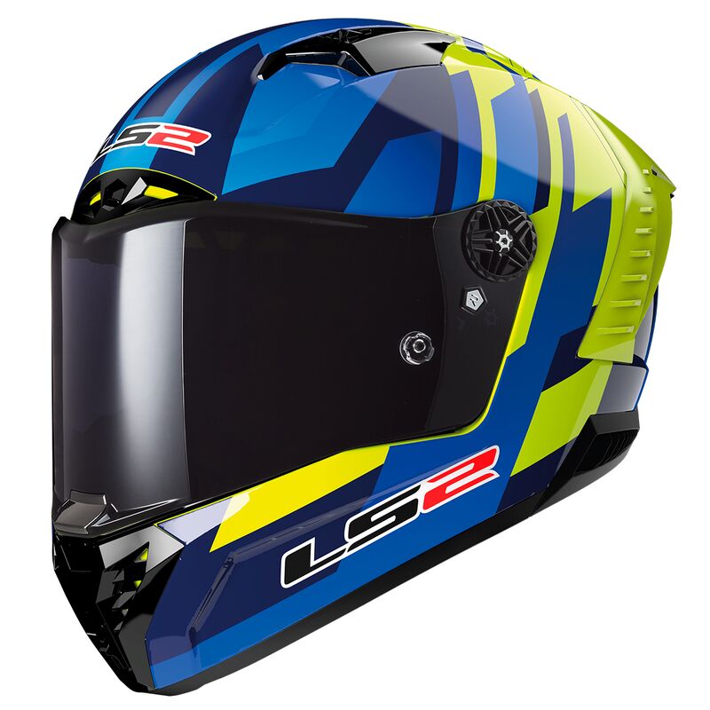 CASCO LS2 FF805 THUNDER C GAS blue H-V yellow