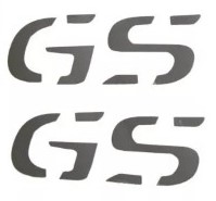 Pegatina GS pequeña plata