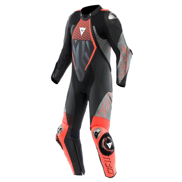 Traje-mono DAINESE AUDAX D-ZIP 1pz. perf. black/red