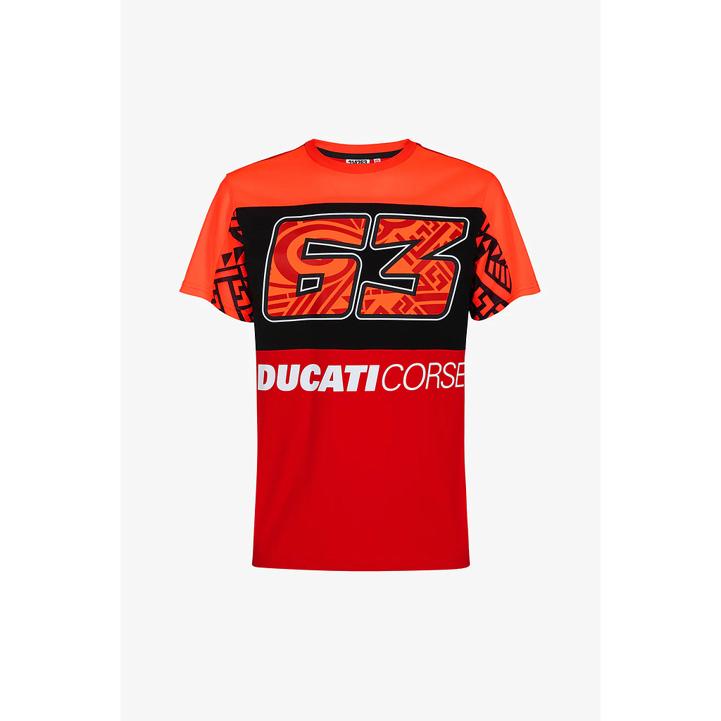 Camiseta DUCATI BAGNAIA Dual Line 24 red