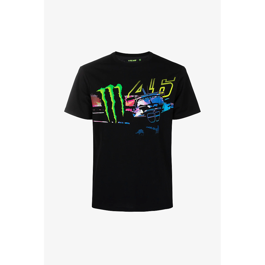 Camiseta VR46 Monster dual Line 24 car black