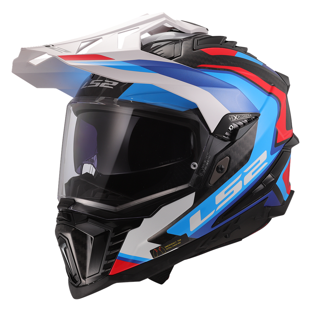 CASCO LS2 MX701 EXPLORER C FRONTIER II white/blue
