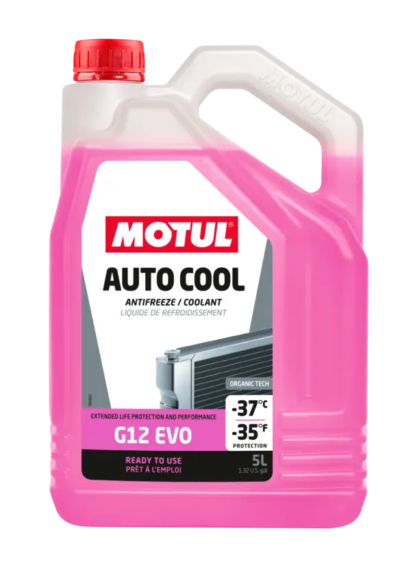 MOTUL AUTO COOL G12 EVO rosa x 5 lts.