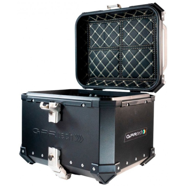 Top case GPR aluminio 45 lts. negro