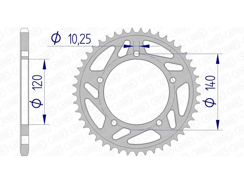 CATALINA AFAM aluminio 520 47T
