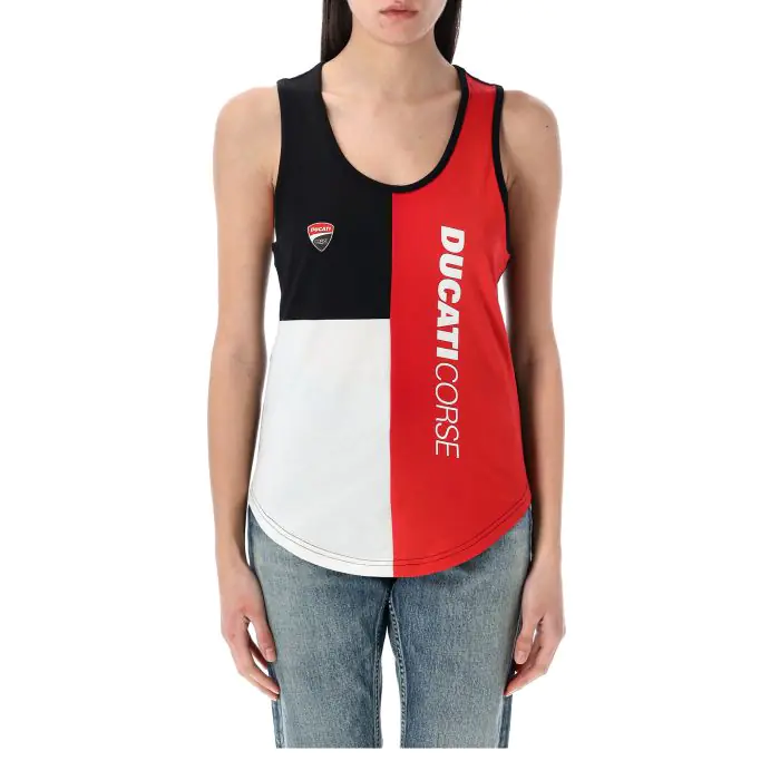 Camiseta tirantes DUCATI CORSE color block lady