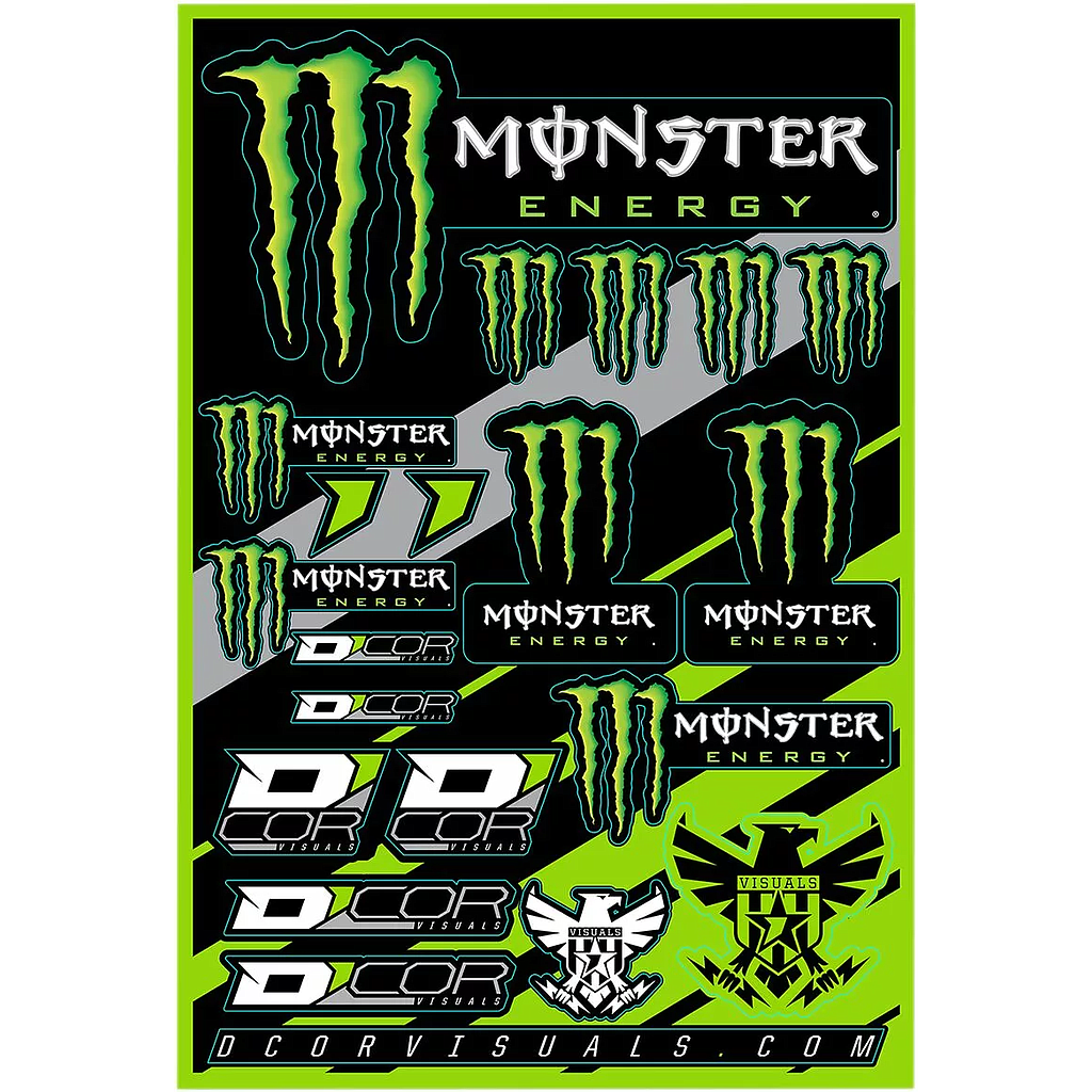 STICKER MONSTER ENERGY 32x47 cm.