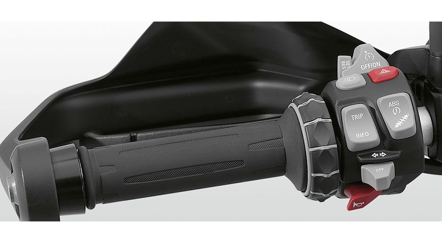 Puños ARIETE calefactables p/BMW multi controller 120-125 mm