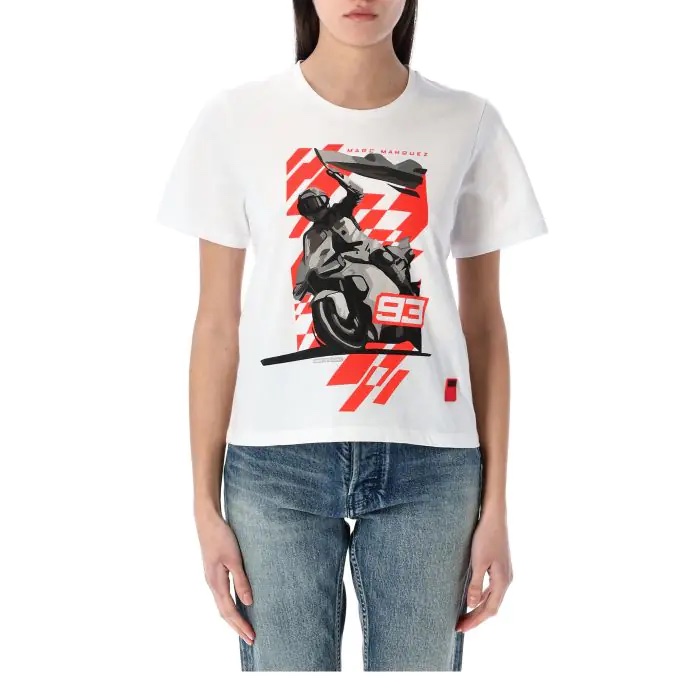 Camiseta MARQUEZ GRAPHIC bike&amp;flag lady