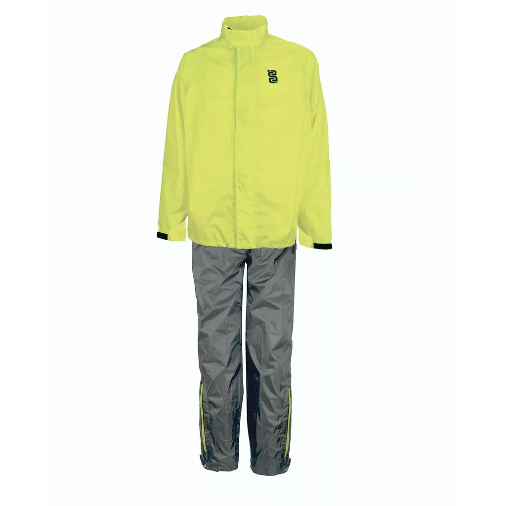Traje p/lluvia OJ 2 pzas. bk/yw